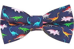 OCIA Cute Pattern Pre-tied Bow Tie Adjustable Bowties for Adult & Children