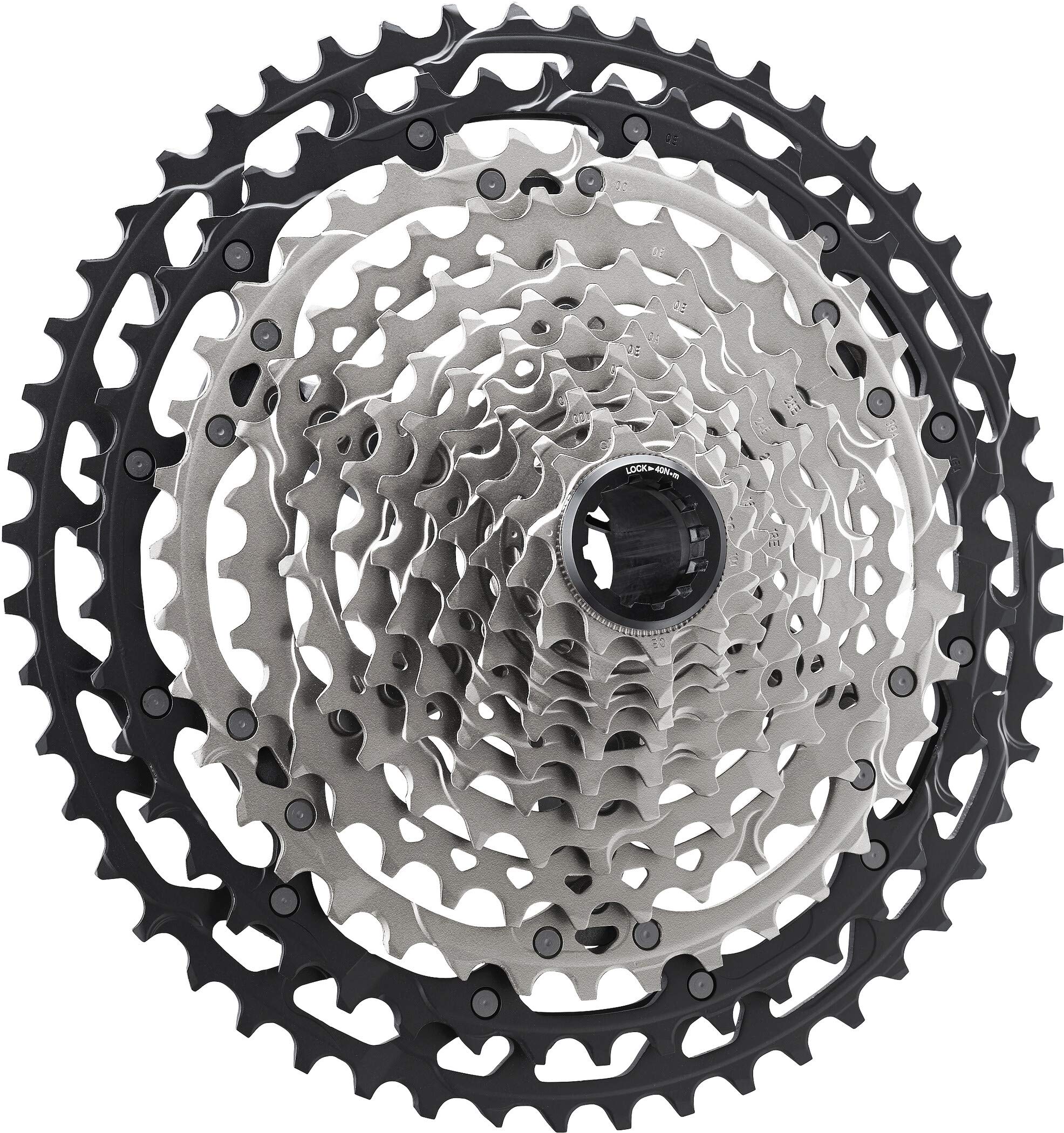 SHIMANO MTB XT M8100 Cassette 12S x 10/45 Teeth Black/Silver