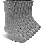 Doctor's Choice Men's & Women's Diabetic Socks, No Show, 4 Pairs, Multiple Sizes
