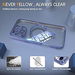 IAIYOXI Magnetic Clear Case for iPhone 16e with
