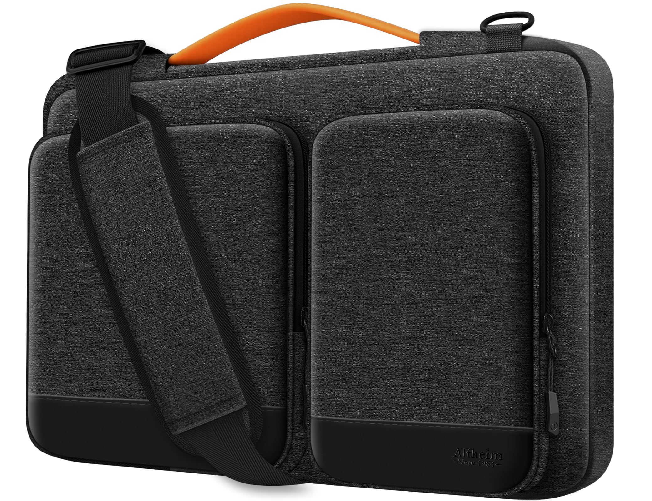 Alfheim Laptop Bag 15.6-16 inch Waterproof Shockproof Lightweight MacBook Pro 16 Laptop Briefcase, Compatible with ASUS Lenovo Dell Samsung