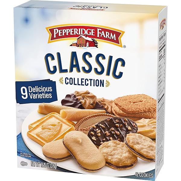 PEPPERIDGE FARM COOKIES CLASSIC COLLECTION, 9 COOKIE VARIETIES, 13.25 OZ. BOX