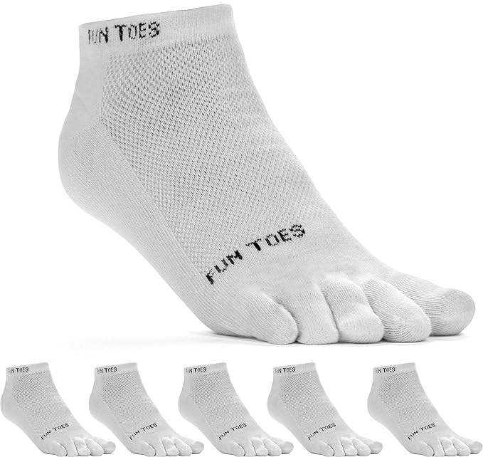Buy FUN TOES Men's Toe Socks Barefoot Running SocksPack of 6 Pairs