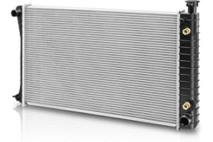 Auto Dynasty Radiator Compatible with 1988-1999 Chevy GMC C1500 C2500 K3500 Pickup/Suburban 4.3L 5.0L 5.7L AT, DPI 1690 Radiator, 2-Row Aluminum Replacement Radiator, 1-1/8" Inlet / 1-1/4" Outlet