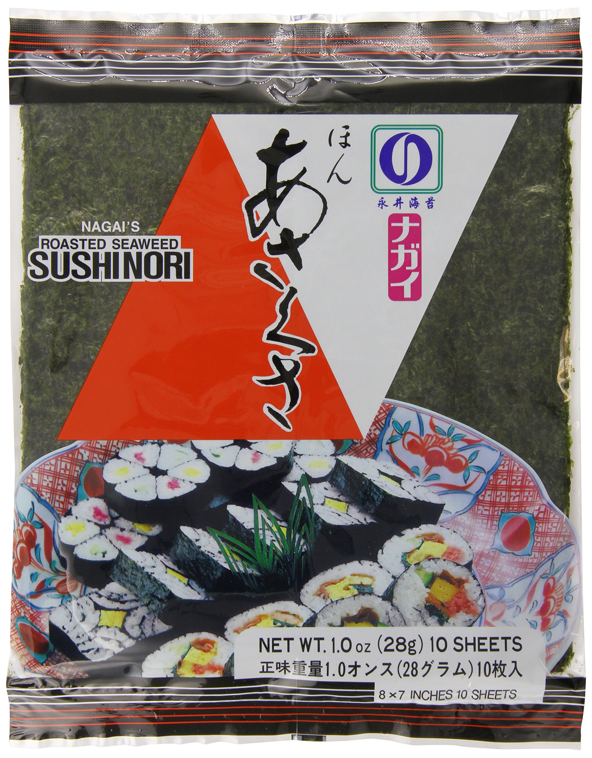 NAGAI Hon Asakusa Nori Red Seaweed , 1 pack