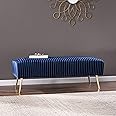 SEI Furniture Delaird Bench, Blue