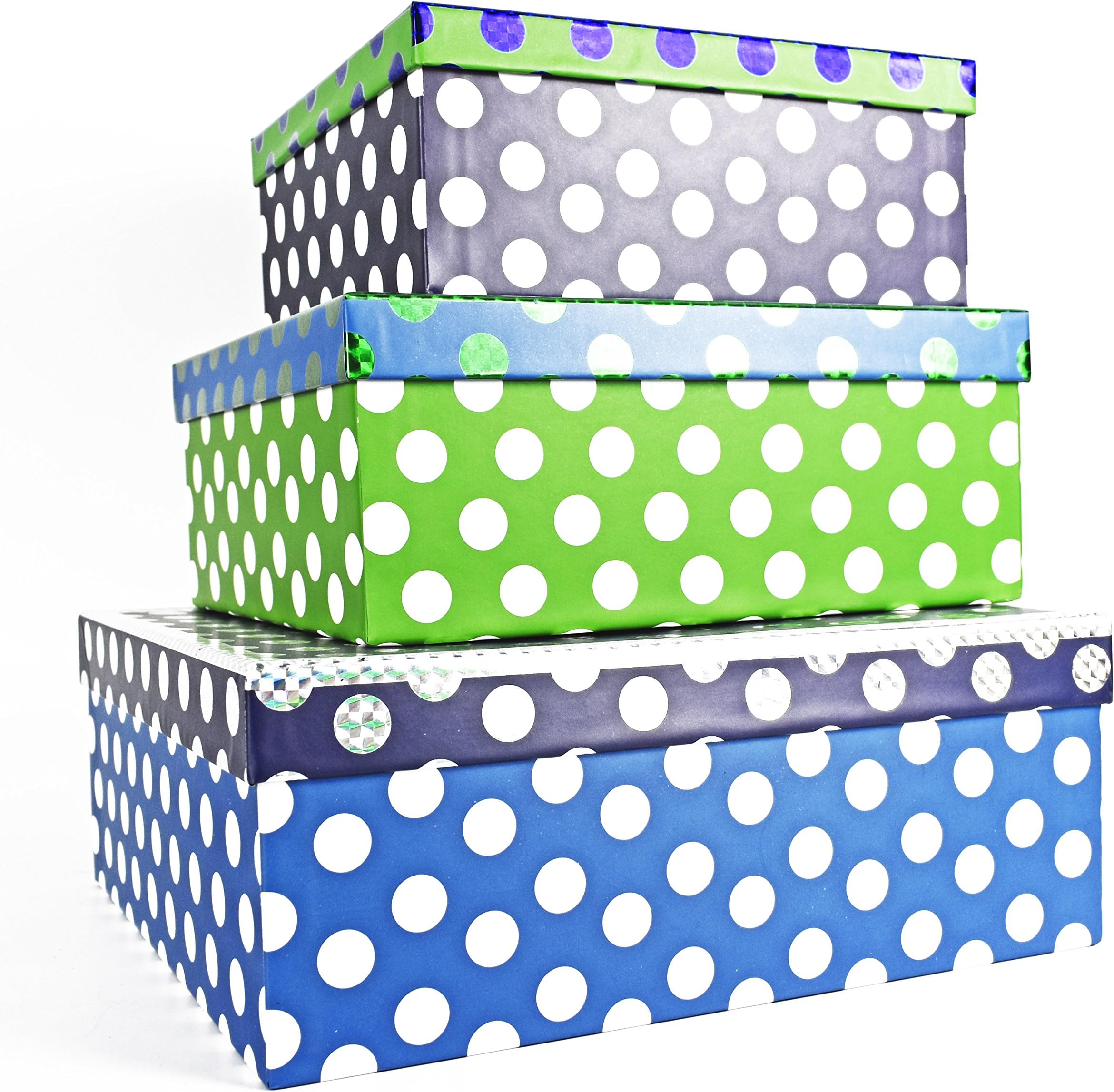 ALEFElegant Decorative Inspirational Quotes Themed Nesting Gift Boxes -3 Boxes- Nesting Boxes Beautifully Themed and Decorated - Perfect for Gifts or Simple Decoration Around the House!