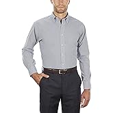 Van Heusen Mens Regular Fit Gingham Button Down Collar Dress Shirt