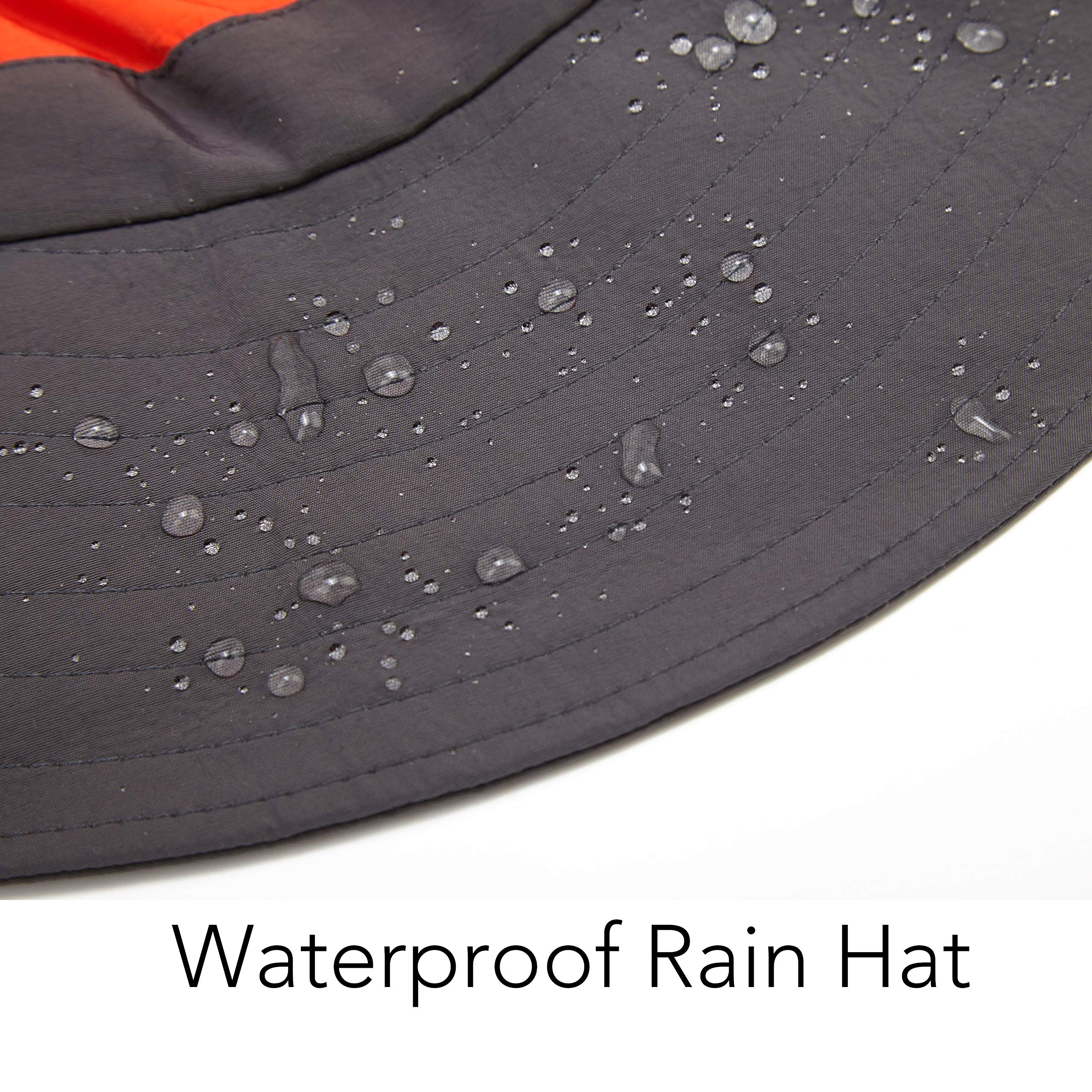 OBERORA Sun Hats for Women Summer Sun UV Protection 50+ Wide Brim Waterproof Boonie Hat Sky Blue