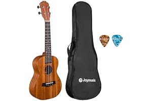 Joymusic 23" Concert Mahogany Ukulele Kit,Natural,Matt (UK-23S)