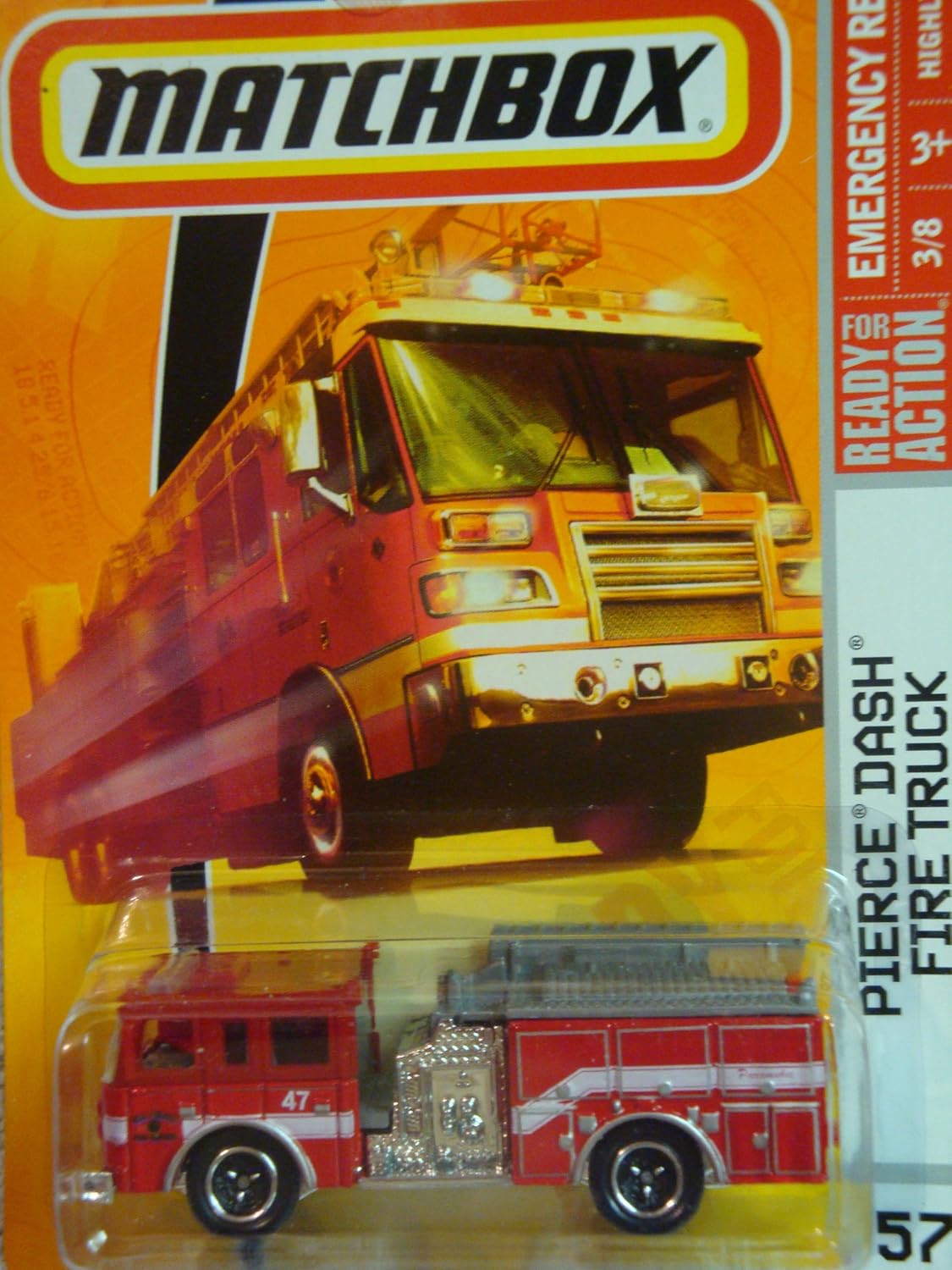 matchbox pierce dash fire truck