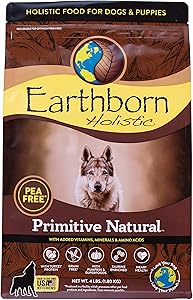 Earthborn Holistic Primitive Natural Grain Free Dry Dog Food, 4 lb