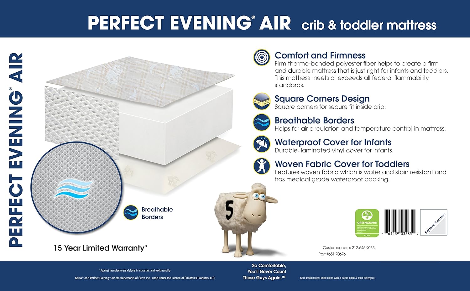 serta fiber core crib mattress