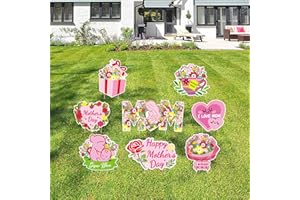 IRCOR Mother's Day Decorations Outdoor Mother Day Yard Sign Mother s Day Decor for Lawn