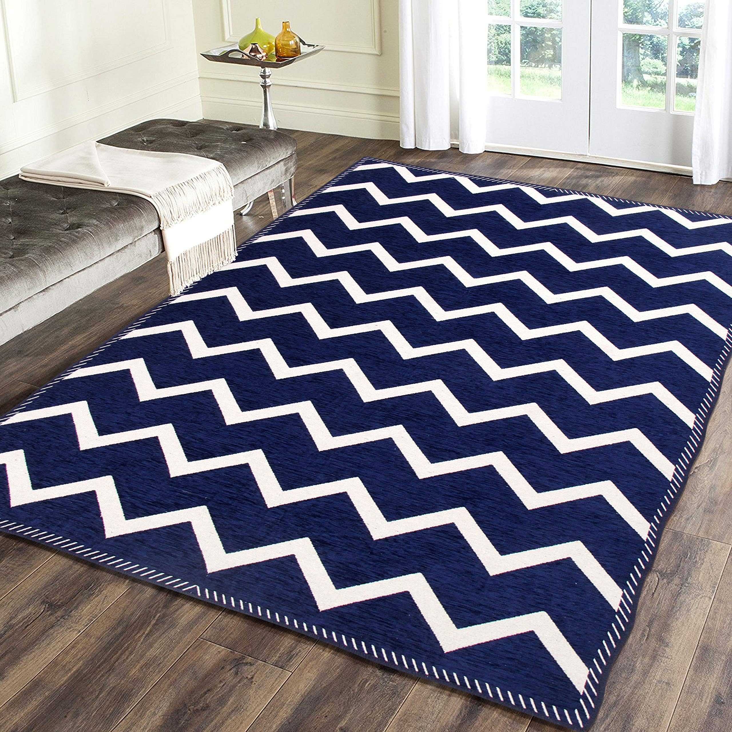 Braids Carpet (Blue, Chenille, Standard)