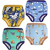 MOEMOE BABY Training Underwear Absorbent Cotton Potty Training Pants for Boys and Girls 2–9 Years