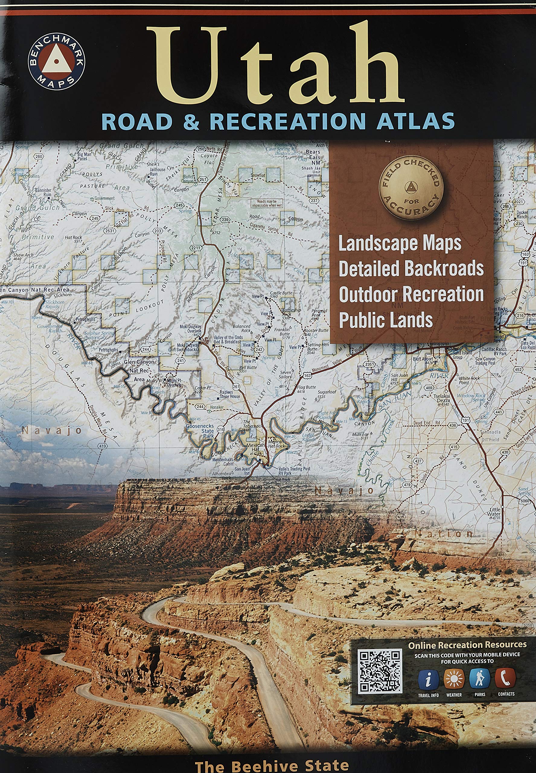 Utah Highway & Recreation Atlas (Benchmark Maps)