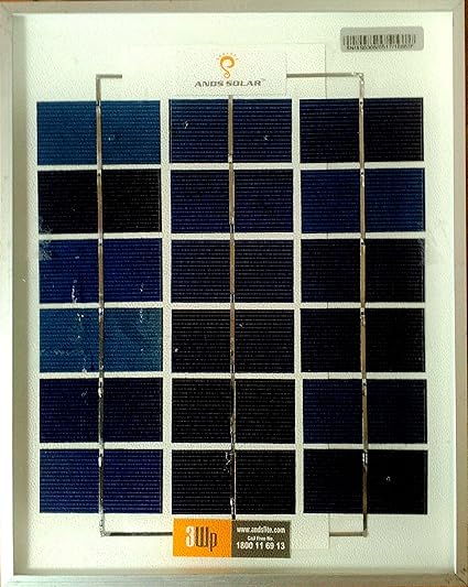 Andslite Solar Panel 3 Watt 6 Volt Andslite