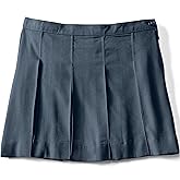 Lands' End School Uniform Girls Solid Box Pleat Skirt Above Knee