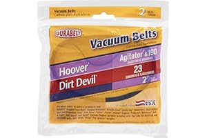 Hoover Style 190 Agitator Belt (2 Pack), 40201190, Black