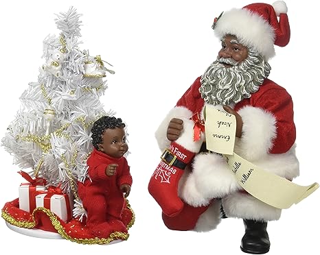 Amazon Department 56 Possible Dreamsサンタクロース 赤ちゃんの最初ツリーaa Clothtiqueクリスマス置物 インテリア オンライン通販