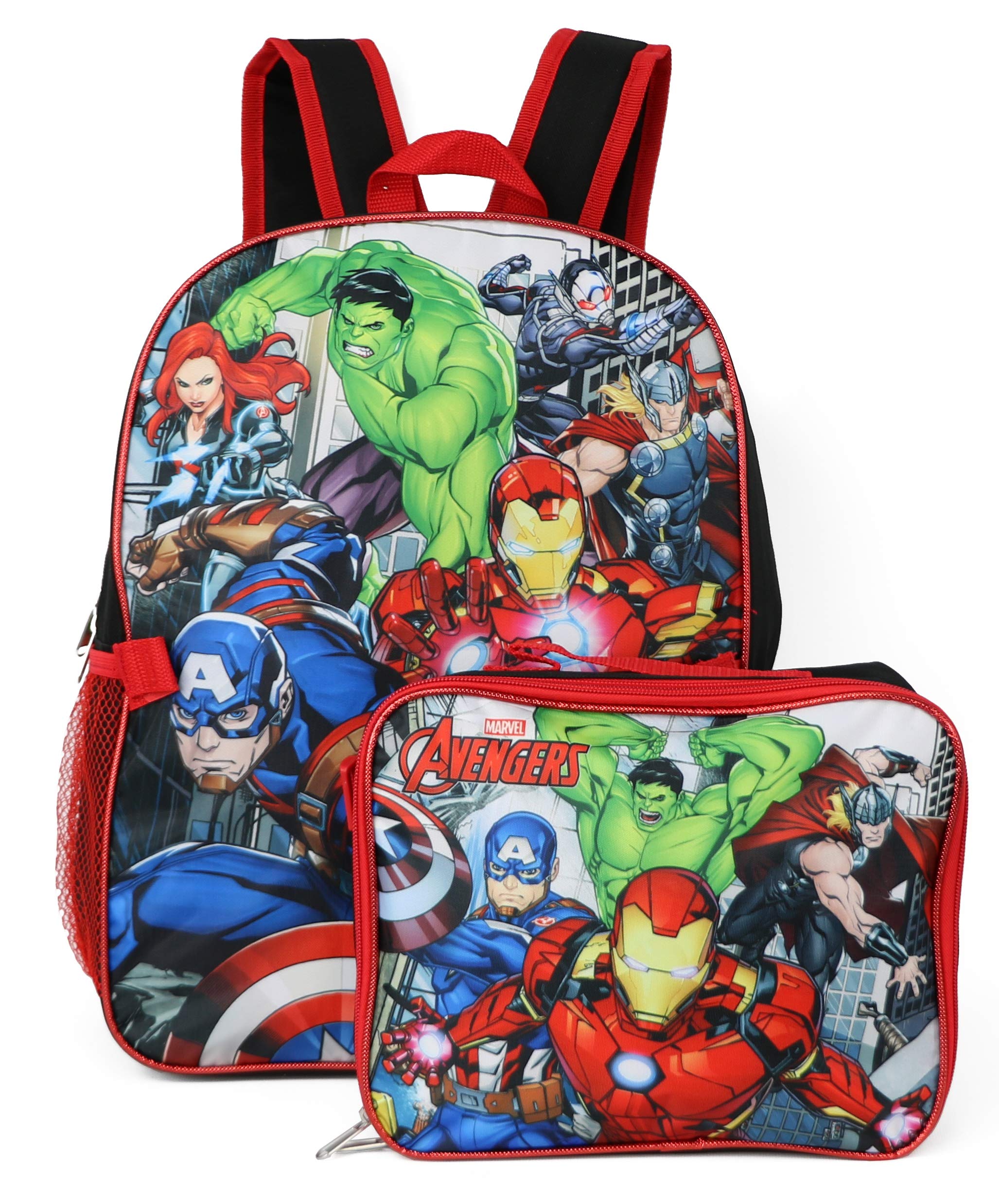 marvel backpack and lunchbox