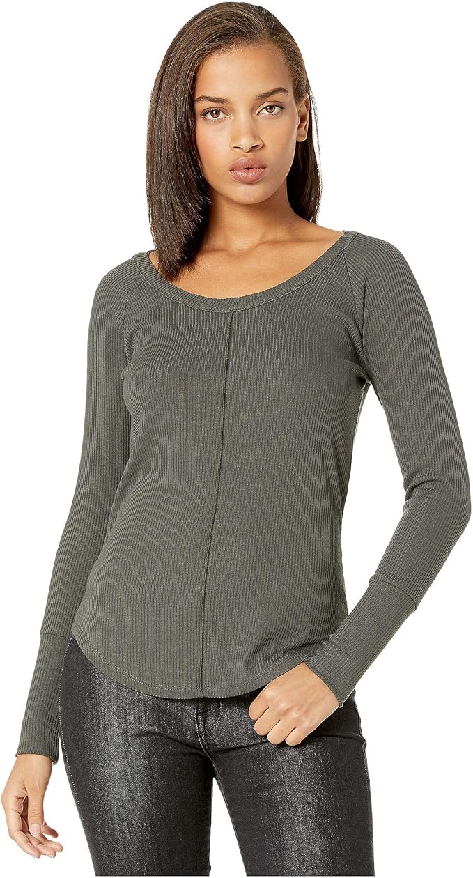 woods rib long sleeve tee
