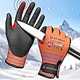 Schwer FreezeGuard-X Winter Work Gloves for Men and Women, ANSI A9 Cut Resistant Gloves for Extreme Protection, Freezer Glove With Super Grip, Non PFAS, Thermal Insulated, PM3326-W (L,2 Pairs)