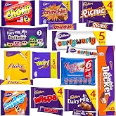 Cadbury Chocolate Gift Box - Bulk Chocolate Bars and Bags of Cadbury Chocolate Favourites (60 Bars)