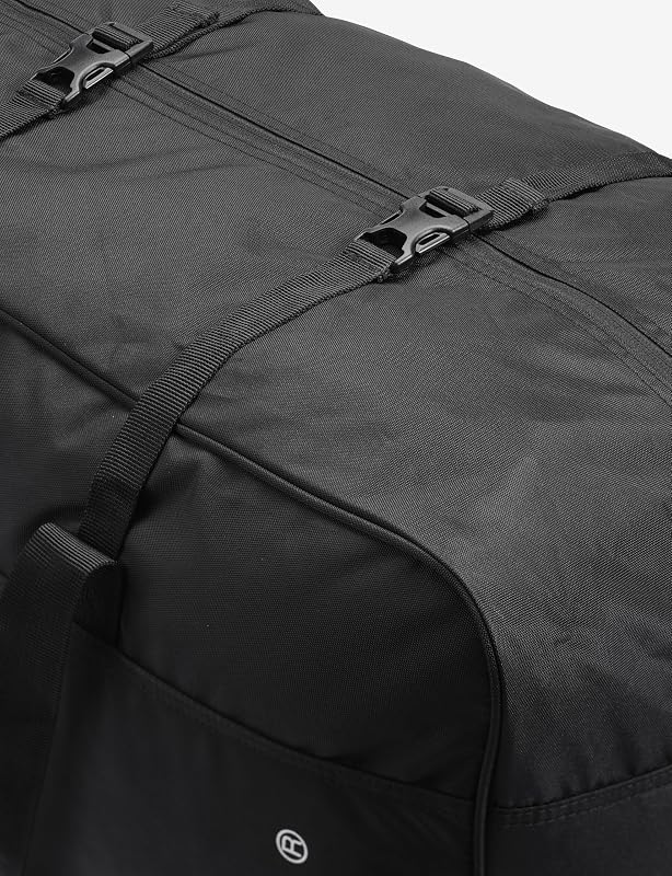 Flexi Bag, Bolsa de Equipo Duradera y práctica, Bolsa Multifuncional con Amplio Espacio de Almacenamiento y Alta Durabilidad, organización y los Viajes, Black, 90L