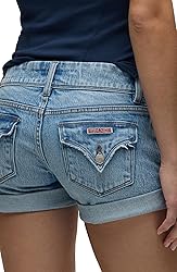 HUDSON Women's Croxley Mid Thigh Short (Flap), Anthem