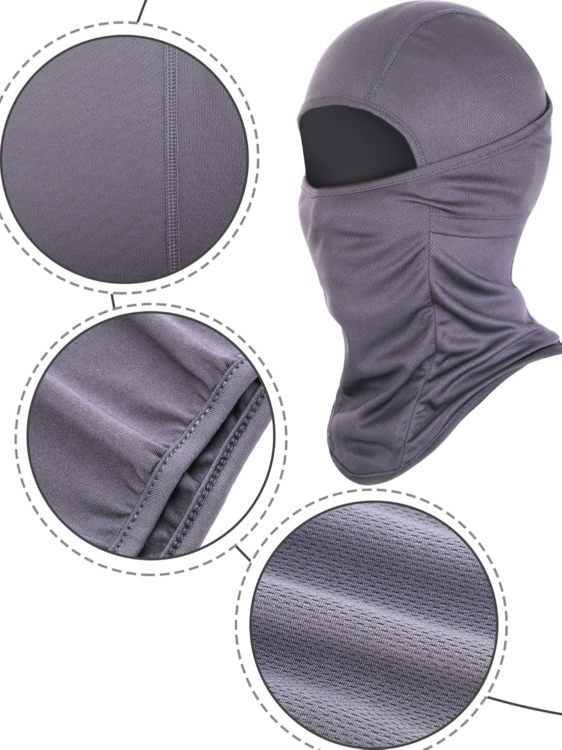 3 Pieces Summer Balaclava Sun Protection Face Mask Breathable Long Neck Cover for Men Usage (Black, Grey, Navy Blue) at  Men’s Clothing store