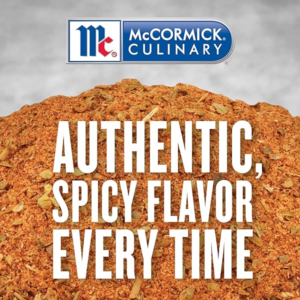 MCCORMICK CULINARY CAJUN SEASONING, 18 OZ – ONE 18 OUNCE CONTAINER OF CAJUN SEASONING MIX, MADE TO ENHANCE CATFISH, CRAWFISH, JAMBALAYA, GUMBO AND MORE