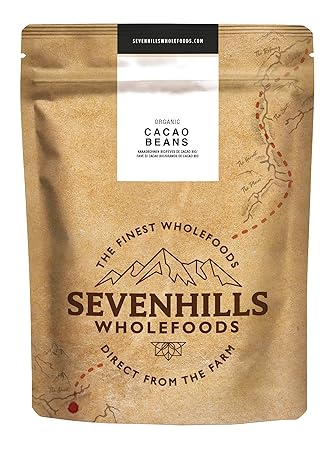 Sevenhills Wholefoods Roh Kakaobohnen Bio 500g Amazon Drogerie