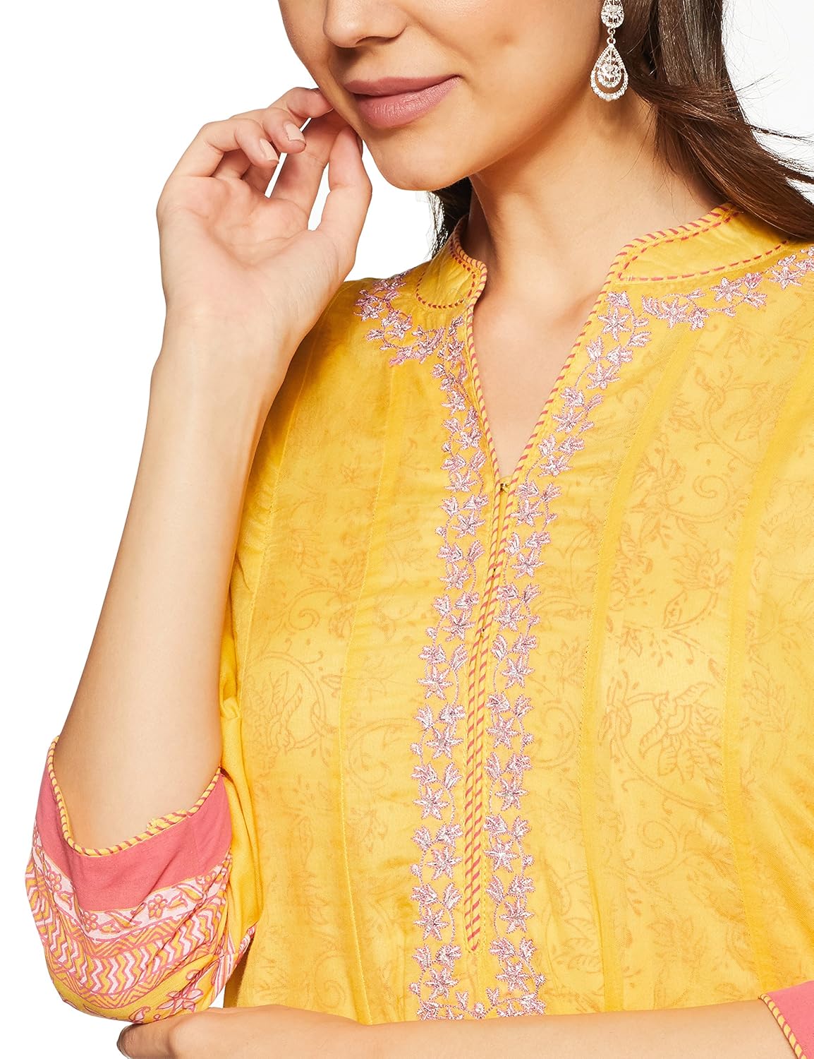 biba women's anarkali salwar suit