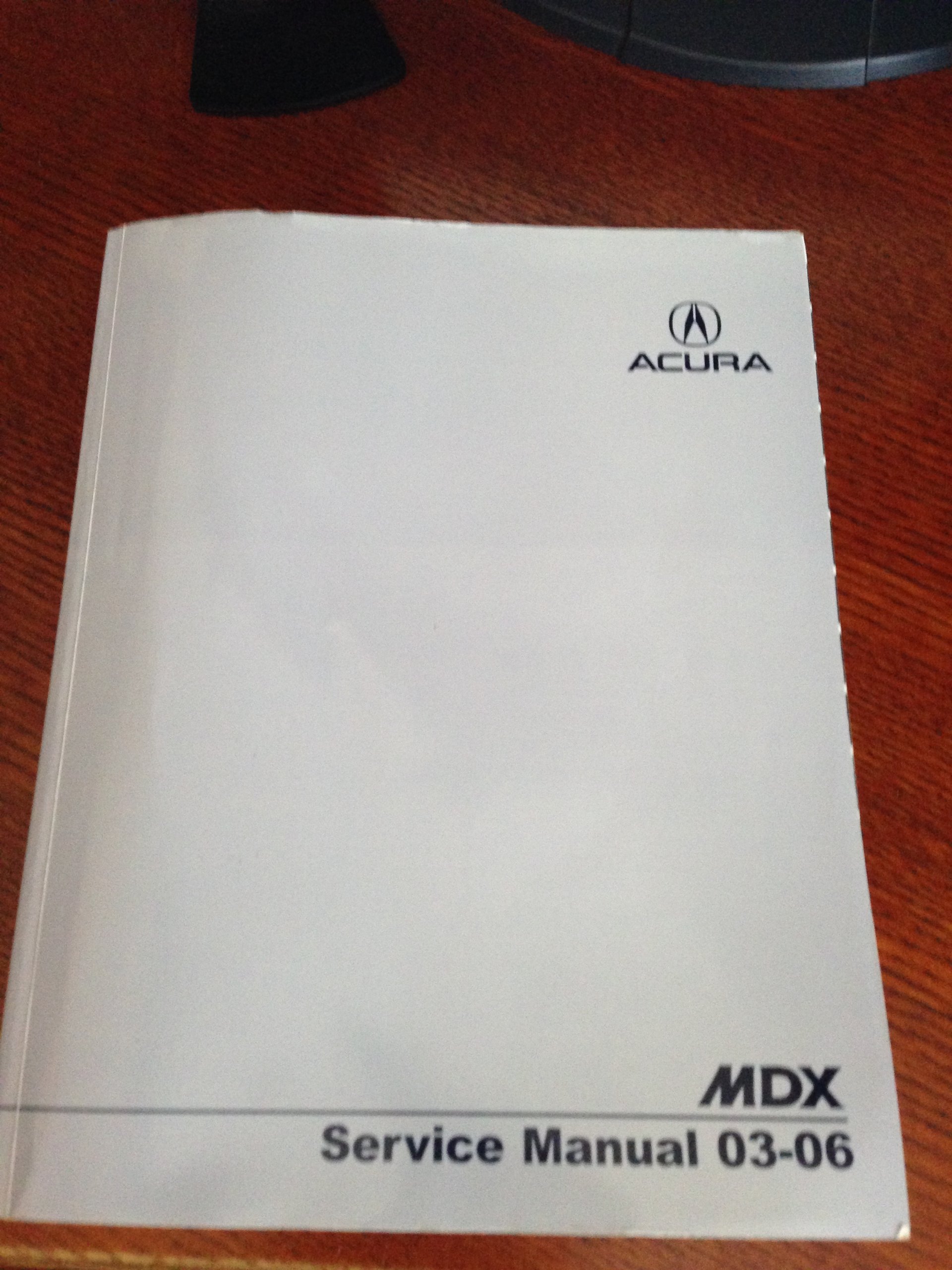 MDX Service Manual, 2003-2006 Paperback – 2005