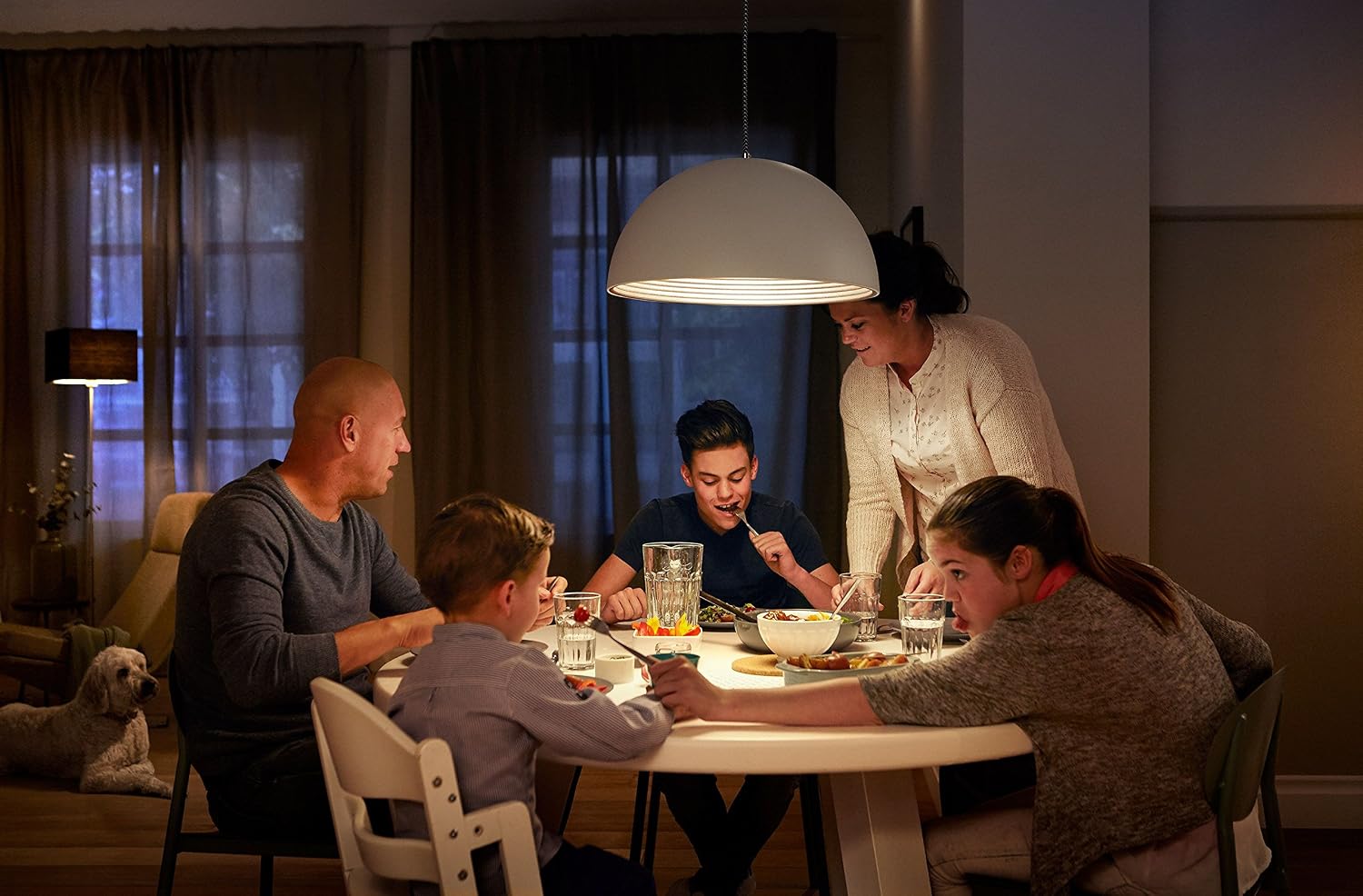 Philips LED Bulb with Daylight Sensor, Plastic, matt, E27, 13 wattsW, 3 Stück (1er Pack) - Image 4
