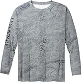 Legendary Whitetails Mens UPF 50+ Uv Sun Protection Moisture Wicking Long Sleeve T-Shirt