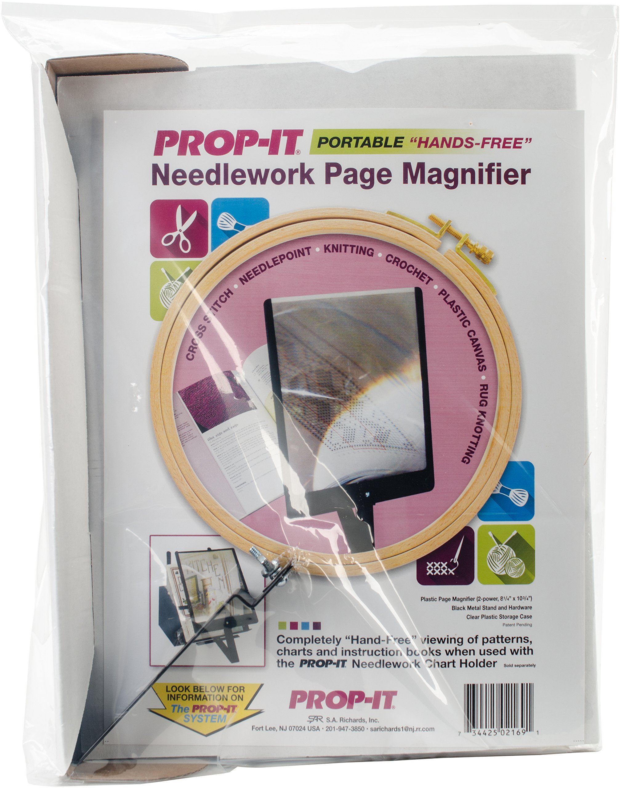 S A Richards Hands-Free Page Magnifier & Stand
