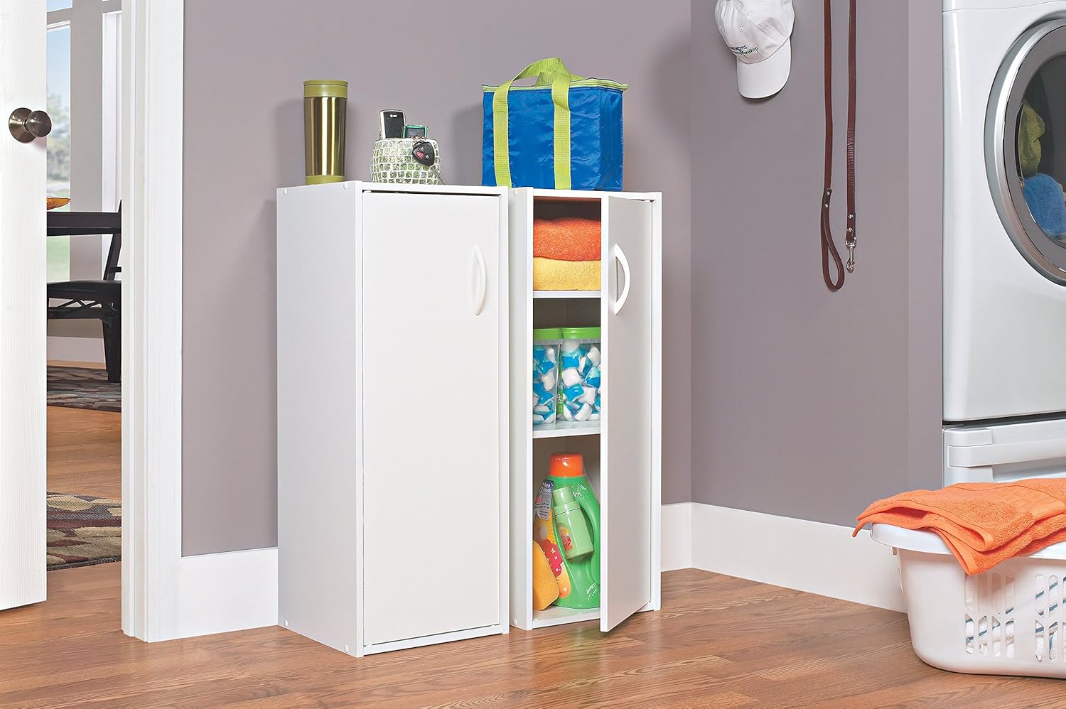 ClosetMaid 8988 Stackable 1-Door Organizer, White: Home & Kitchen