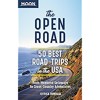 The Open Road: 50 Best Road Trips in the USA (Travel Guide) book cover