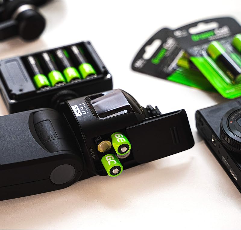 Baterias recarregáveis 2000mAh 1,2V [Conjunto de 4 peças] AA recarregável Ni-MH Baixa Autodescarga Pré-carga HR6 de alta capacidade HR6, Recarregável pré-carregada