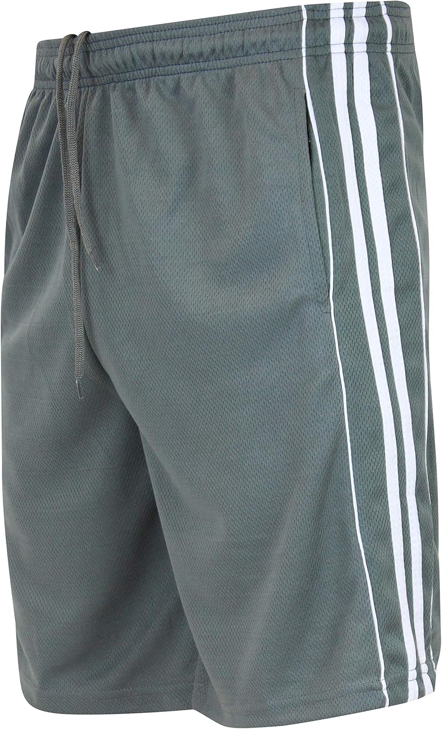 Real Essentials Men's Active Athletic Performance Shorts with Pockets - 5 Pack at  Men’s Clothing store