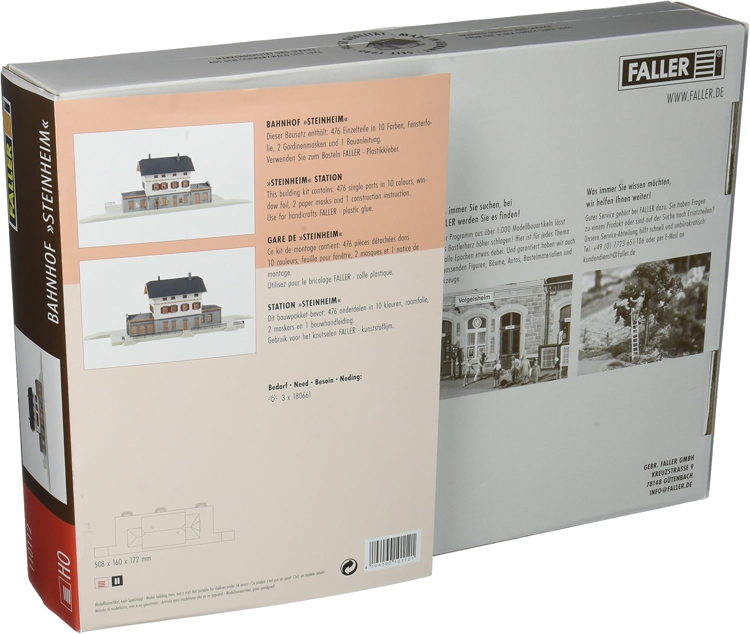 Faller 110112 Steinheim Station HO Scale Building Kit - Image 3