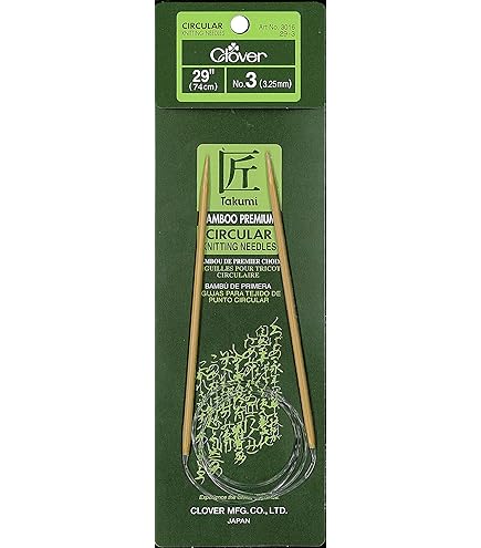 Amazon.com: Clover Bamboo Circular Knitting Needle 24