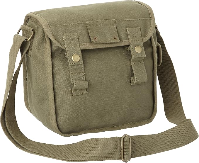 Small Cotton Canvas Side Bag Olive Amazon.co.uk Clothing