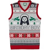 The Ugly Sweater Co. Christmas Sweater Vest - Tacky Holiday Designs to Stand Out - Snug Fit, Breathable Ugly Unisex Vest