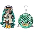 Na! Na! Na! Surprise Glam Series 2 Mallory Duckington - Duck-Inspired 7.5" Fashion Doll with Green Hair and Metallic Clip-on Duck Purse, 2-in-1 Gift, Toy for Kids Ages 5 6 7 8+ Years