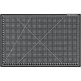 Dahle Vantage 10673 Self-Healing Cutting Mat, 24"x36", 1/2" Grid, 5 Layers for Max Healing, Perfect for Crafts & Sewing, Blac