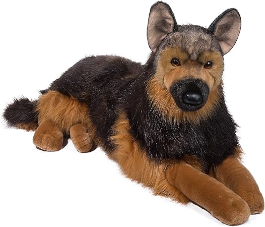 black german shepherd stuffed animal